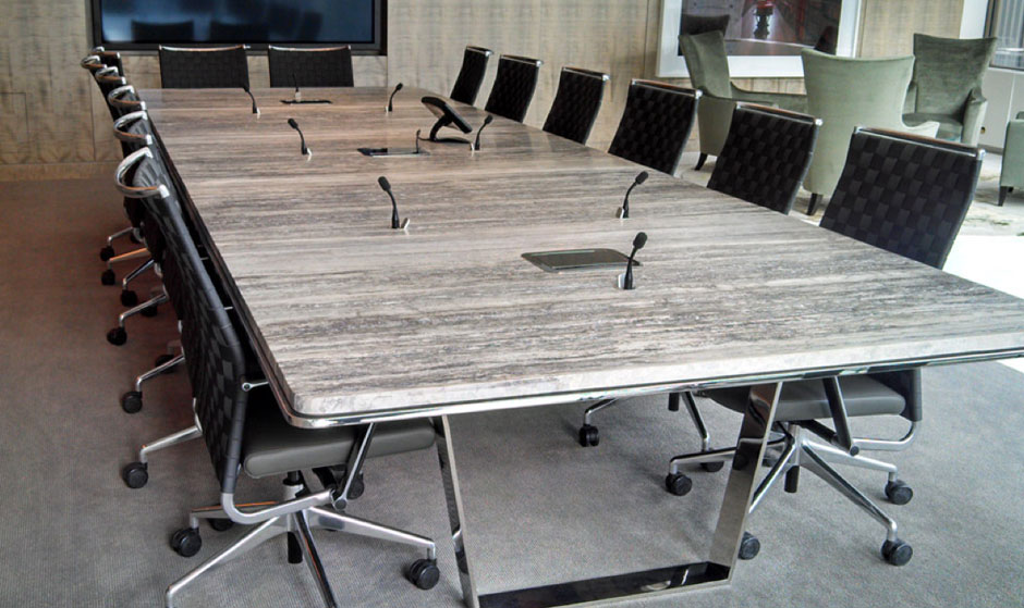 High top clearance conference table